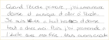 Email to a friend Diary entry 100-200 words in French - Tai